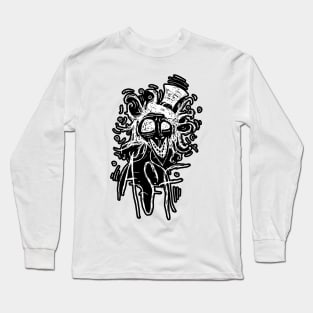 Dark and Gritty Nik Fiend Portrait Long Sleeve T-Shirt